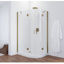Душевой уголок Vegas Glass AFS-F 120*90 05 01 L профиль бронза, стекло прозрачное