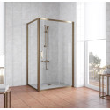 Душевой уголок Vegas Glass ZP+ZPV 110*90 05 01 профиль бронза, стекло прозрачное