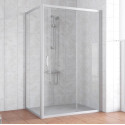 Душевой уголок Vegas Glass ZP+ZPV 140*70 07 01 профиль матовый хром, стекло прозрачное