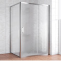 Душевой уголок Vegas Glass ZP+ZPV 140*90 08 02 профиль глянцевый хром, стекло шиншилла
