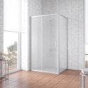 Душевой уголок Vegas Glass ZP+ZPV NOVO 140*90 07 10 профиль матовый хром, стекло сатин