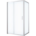 Душевой уголок Vegas Glass ZP+ZPV NOVO 140*90 07 10 профиль матовый хром, стекло сатин