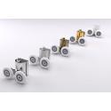 Душевой уголок Vegas Glass ZP+ZPV TUR NOVO 130*90 08 01 профиль глянцевый хром, стекло прозрачное