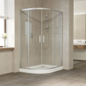 Душевой уголок Vegas Glass ZS-F 120*100 07 01 профиль матовый хром, стекло прозрачное