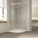 Душевой уголок Vegas Glass ZS 120 07 01 профиль матовый хром, стекло прозрачное