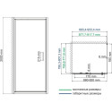 Душевой уголок Wasserkraft Salm 27I20 90x80 см
