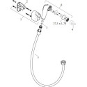 Гигиенический душ Hansgrohe 32122000 со шлангом 1,6 м