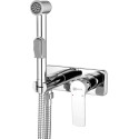 Гигиенический душ Lemark plus Grace LM1519C со смесителем, С ВНУТРЕННЕЙ ЧАСТЬЮ + душевая штанга