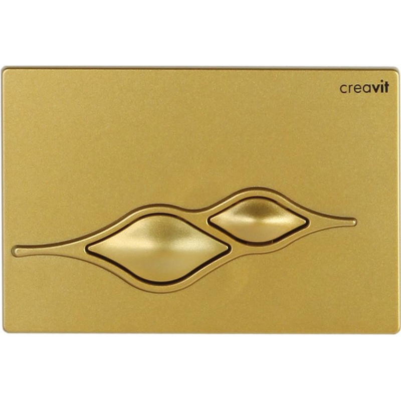 Кнопка смыва Creavit Ufo GP1006.00 золото матовое