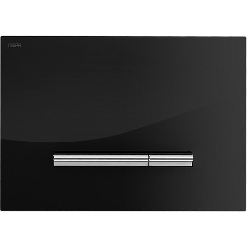 Кнопка смыва Mepa Sirius B 421751 черное стекло