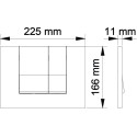 Комплект Berges Wasserhaus Novum 043230 кнопка чёрная