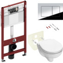Комплект TECE Now V04 9400012.WC1 кнопка хром глянцевый