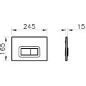 Комплект VitrA Normus 9773B003-7202 кнопка хром