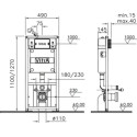 Комплект VitrA S50 9003B003-7201 кнопка хром