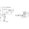 Комплект  Биде подвесное Jacob Delafon Patio E4189 + Система инсталляции для биде VitrA 780-5820 + Смеситель Jacob Delafon July E16028-4-CP для биде +