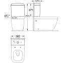 Комплект  Унитаз-компакт Grohe Euro Ceramic 39338000 + Гигиенический душ Grohe BauFlow 124900 со смесителем