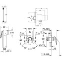 Комплект  Унитаз-компакт Grohe Euro Ceramic 39338000 + Гигиенический душ Grohe BauFlow 124900 со смесителем
