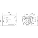 Комплект  Унитаз подвесной BelBagno Carina BB514CHR с крышкой + Система инсталляции AlcaPlast Jadromodul AM102/1120 + Кнопка смыва AlcaPlast ALCA M70 белая + Шумоизоляционная