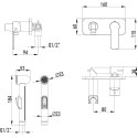 Комплект  Унитаз подвесной Duravit DuraStyle 45620900A1 + Система инсталляции TECE Base K440322 с кнопкой смыва + Гигиенический душ+ ершик