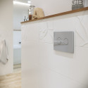 Комплект Унитаз Cersanit City New clean on + Инсталляция Cersanit Aqua с кнопкой смыва хром