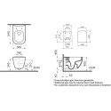Комплект Унитаз VitrA Shift 7742B003-0075 с микролифтом + Инсталляция Geberit Duofix 458.133.21.1 с кнопкой смыва