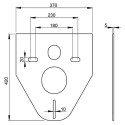 Комплект Унитаз подвесной Duravit Architec 45720900A1 + Система инсталляции для унитазов AlcaPlast Jadromodul AM102/1120 с белой кнопкой и шумоизоляцией