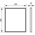 Люк настенный Evecs ЛП2030К 20x30