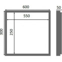 Люк настенный Люкер К 30x60