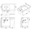 Мойка кухонная Alveus Classic Pro 100 1130474