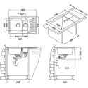 Мойка кухонная Alveus Elegant 110 1009389 декор