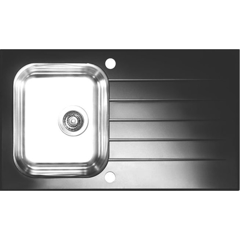 Мойка кухонная Alveus Glassix 10 черная