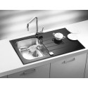 Мойка кухонная Alveus Glassix 10 черная
