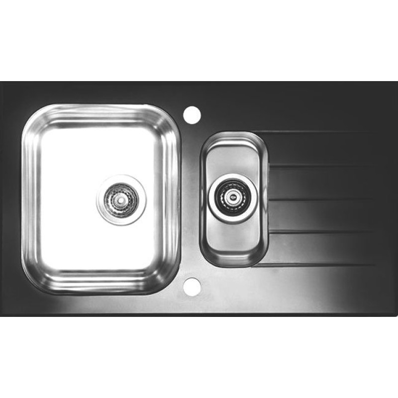 Мойка кухонная Alveus Glassix 20 черная