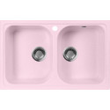Мойка кухонная AquaGranitEx M-15 светло-розовая