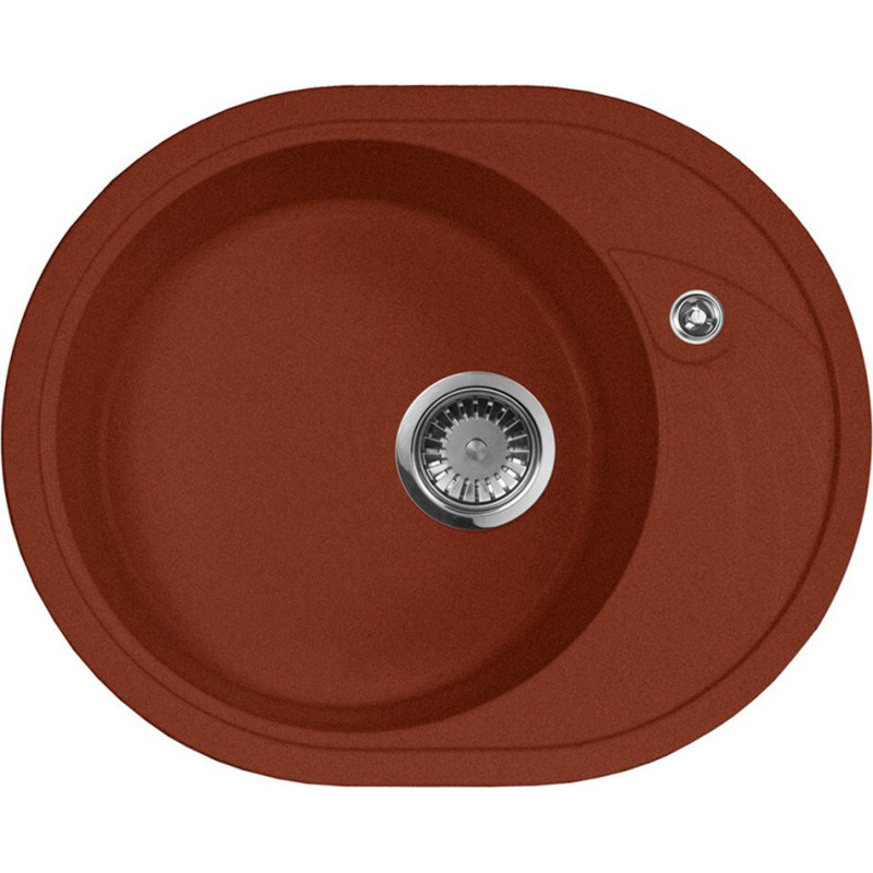 Мойка кухонная AquaGranitEx M-18l красный марс