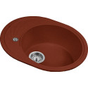 Мойка кухонная AquaGranitEx M-18l красный марс
