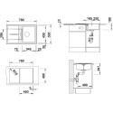 Мойка кухонная Blanco Metra 45 S 513932 шампань