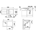 Мойка кухонная Blanco Metra 6S 520577 жемчужная