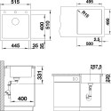 Мойка кухонная Blanco Pleon 5 стиль бетон