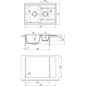 Мойка кухонная Dr. Gans Astra 760K черный