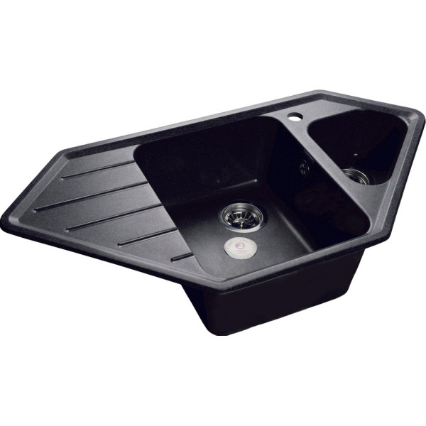 Мойка кухонная GranFest Corner C-950 E черная