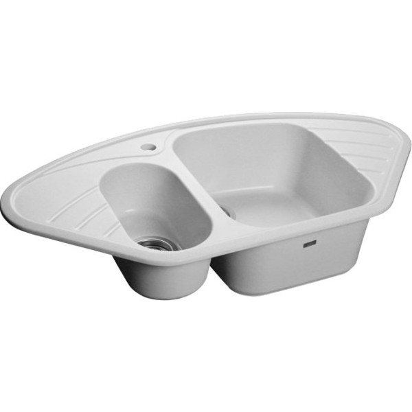 Мойка кухонная GranFest Corner C-960 E иней