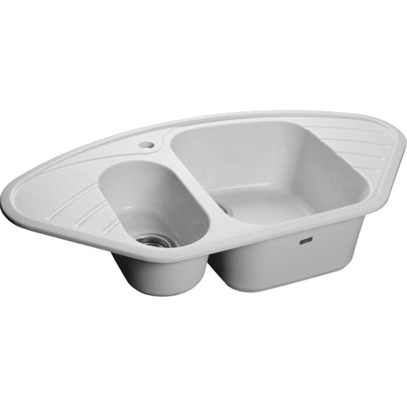 Мойка кухонная GranFest Corner C-960 E иней