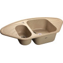 Мойка кухонная GranFest Corner C-960 E песочный
