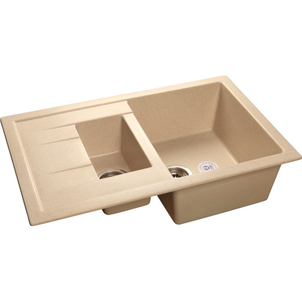 Мойка кухонная GranFest Quadro GF-Q775KL бежевый