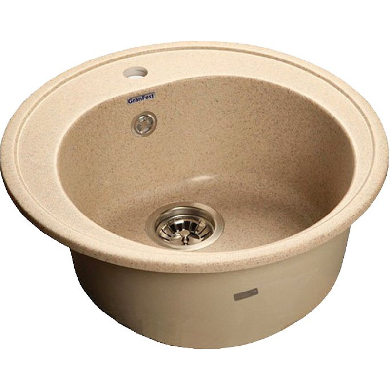 Мойка кухонная GranFest Rondo GF-R510 песочный