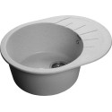 Мойка кухонная GranFest Rondo GF-R580L серый
