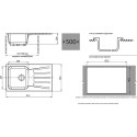 Мойка кухонная GranFest Standart S-850 L красный марс
