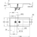 Мойка кухонная Grohe K400 31643AP0