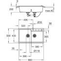 Мойка кухонная Grohe K500 31649AT0
